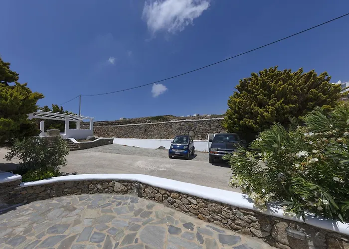 In Mykonos With Sea View And Pool Villa Kalafatis