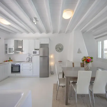 In Mykonos With Sea View And Pool