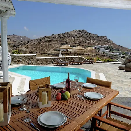 In Mykonos With Sea View And Pool Kalafatis