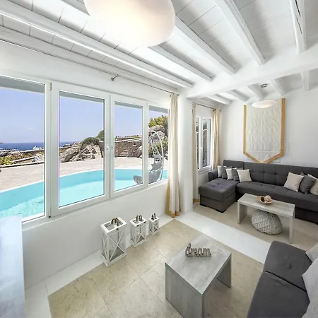 In Mykonos With Sea View And Pool