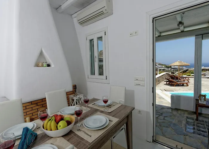 In Mykonos With Sea View And Pool Willa