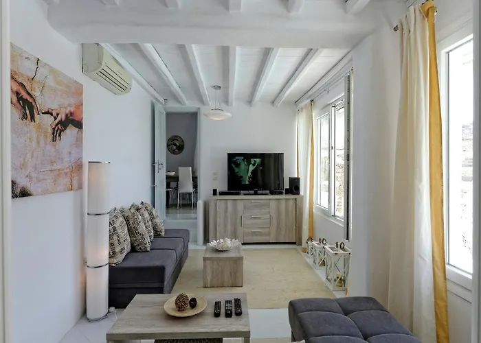 In Mykonos With Sea View And Pool Willa